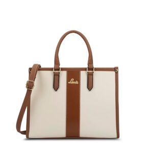 lavie women's elissa colourblock satchel handbag for women | satchel bag for work | ladies purse | stylish shoulder bag | gift for women